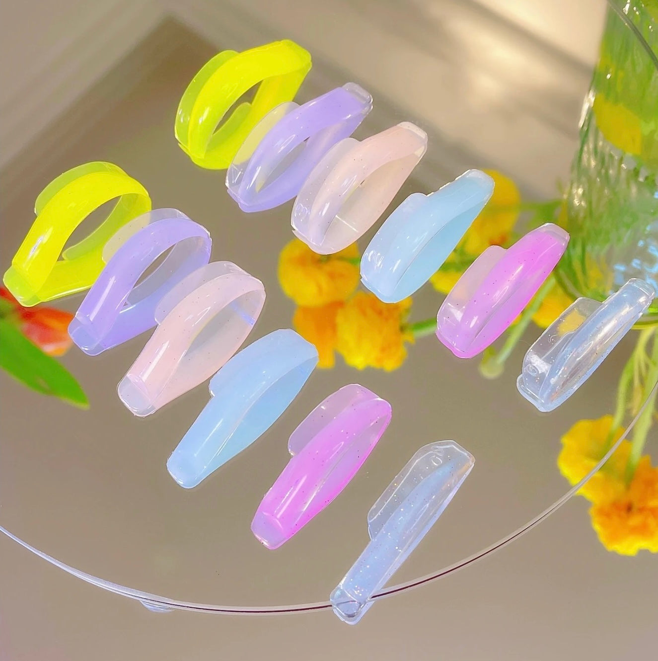 colorful Silicone Rods (curl C)