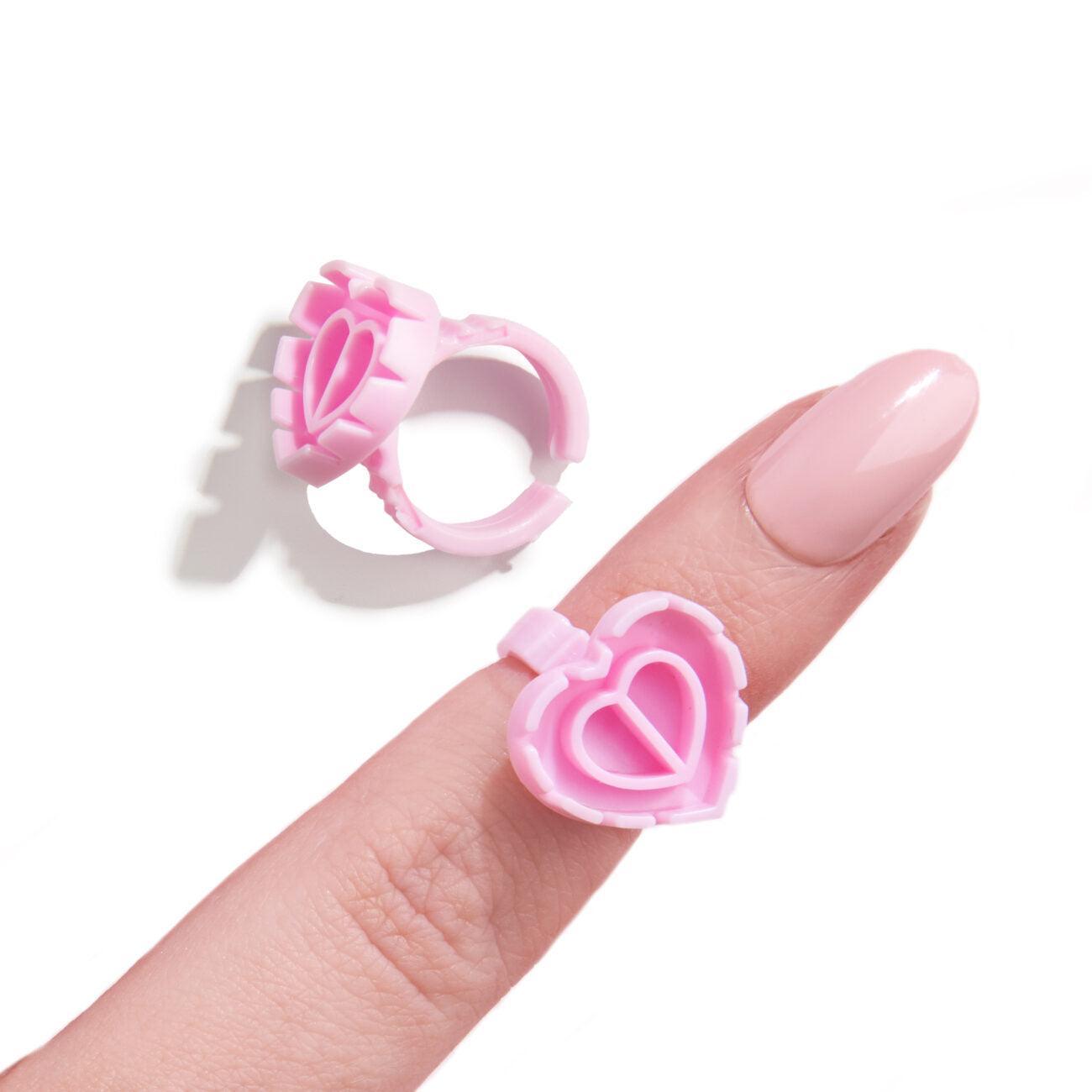 Heart Shaped Glue Rings