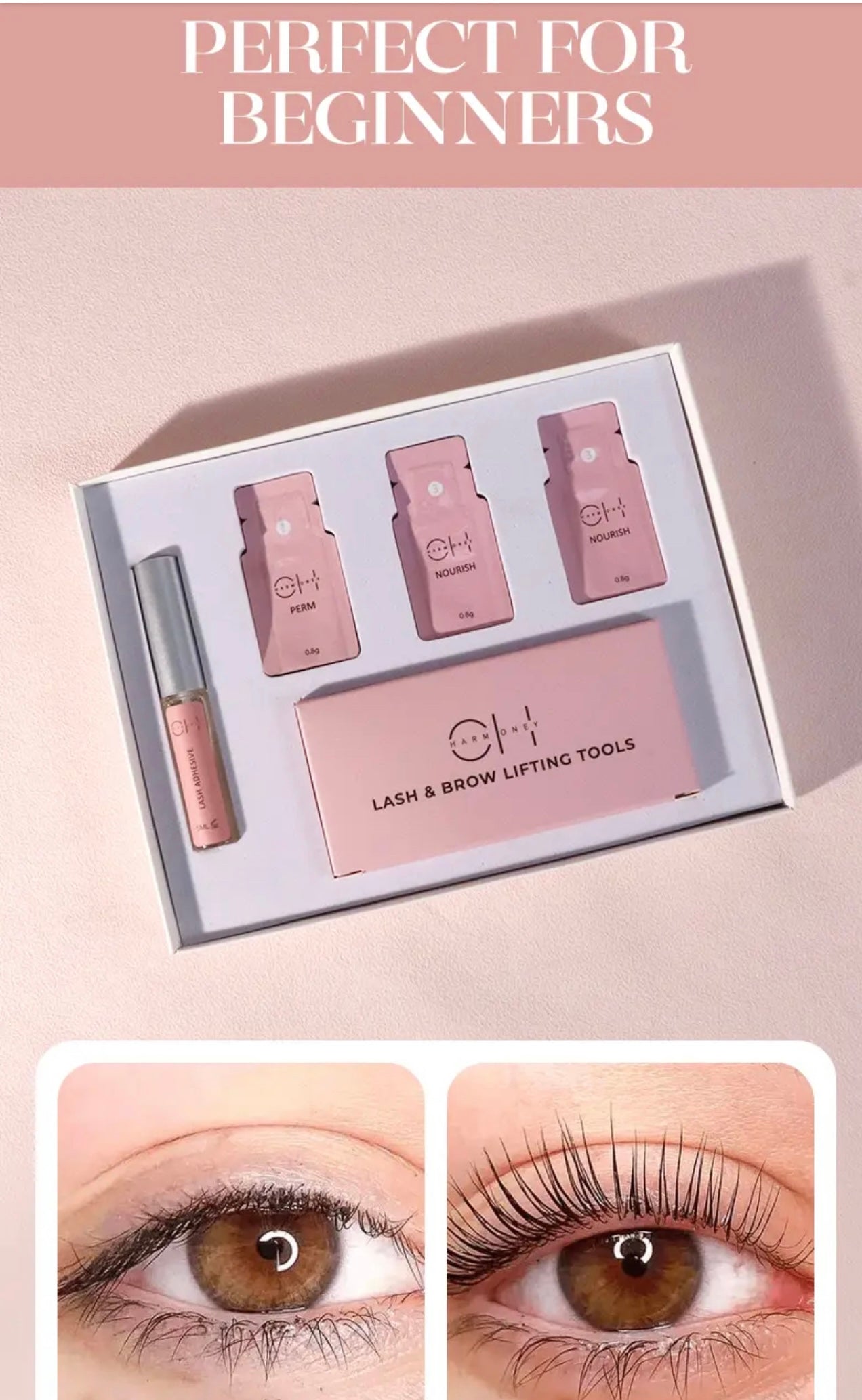 Charm Honey Lash & Brow Lifting Set