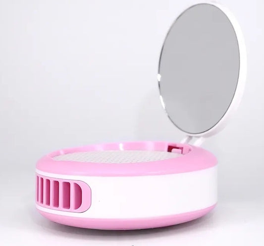 Premium mini fan with mirror