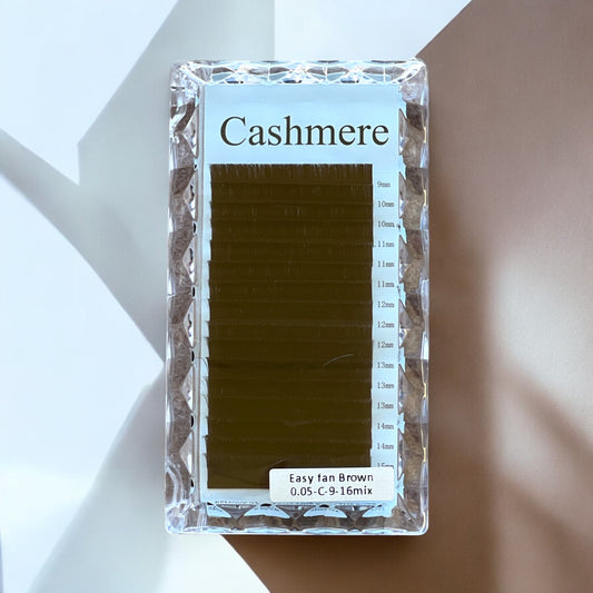 Cashmere Dark brown Easyfan Lash Extensions Tray